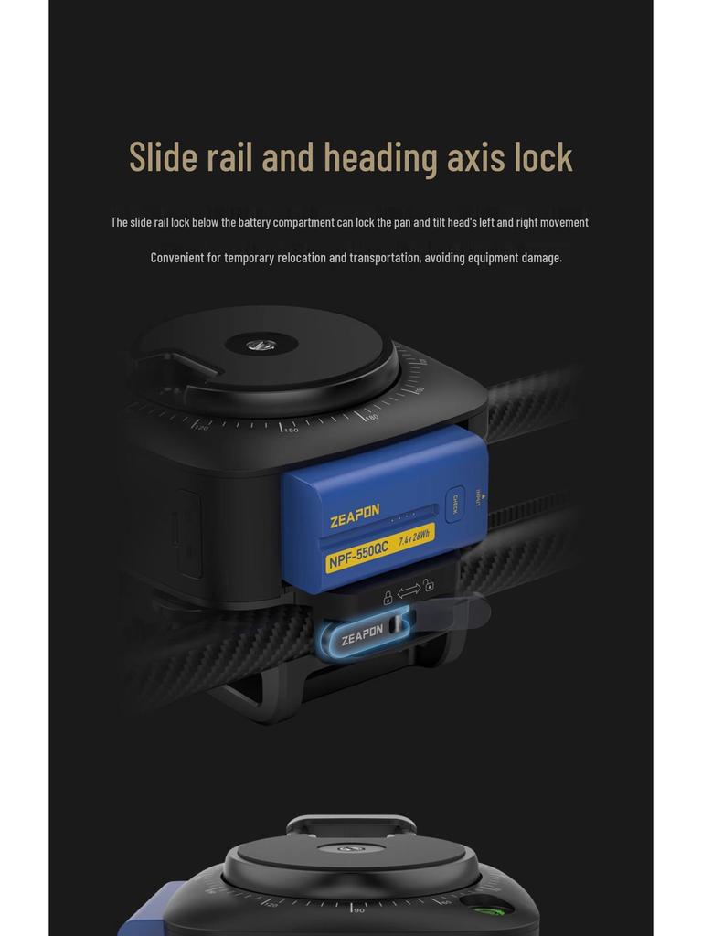 ZEAPON AXIS Series Electric Three-Axis Slider for DSLR Video, Photography, Live Streaming, and Time-Lapse.
