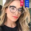 TR90 Retro Cat-Eye Anti-Blue Light Glasses Frame for Women