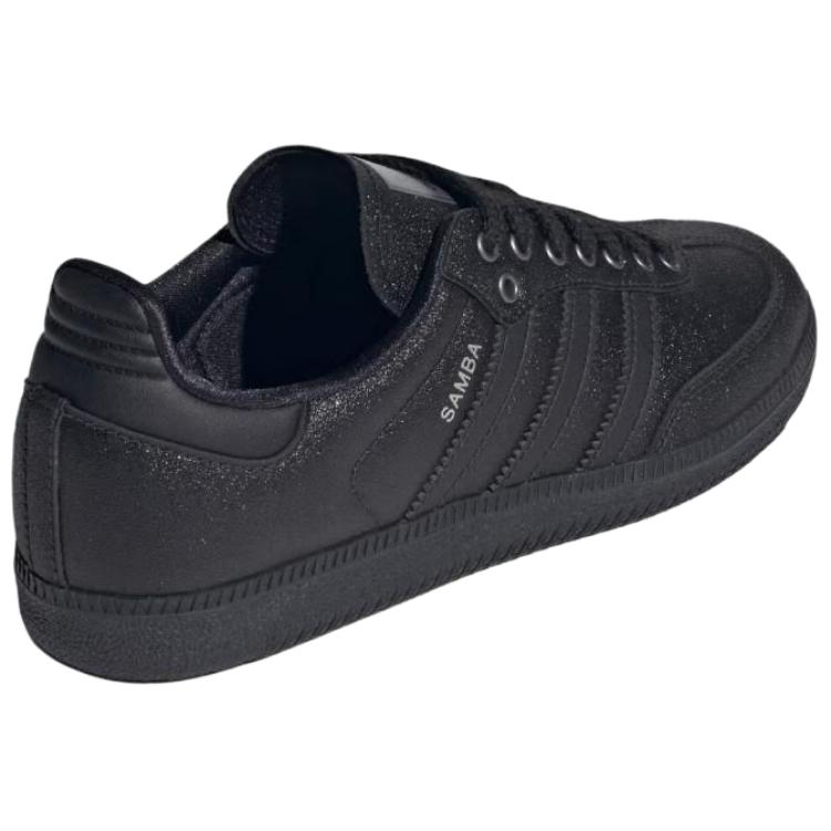 Adidas Originals Samba Shiny Pack Versatile Comfortable Durable Low-Top Sneakers Unisex Sneakers Black KI6265