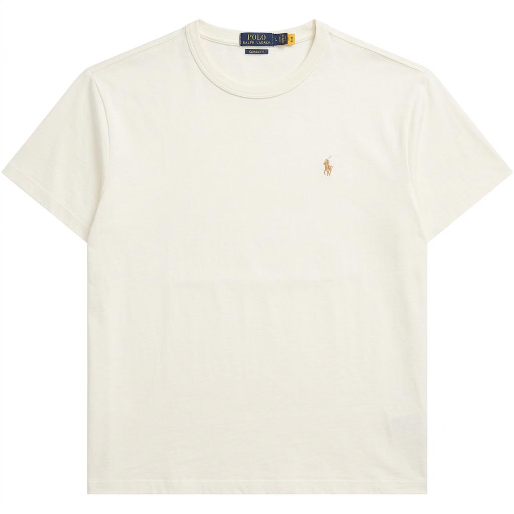 Polo Ralph Lauren Logo Embroidered Crewneck T Shirt 710916698-003
