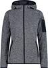 CMP Jacke FIX Hood anthrazit