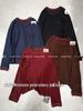 Xiao Wang's 2023 Winter Korean-Style Plus-Size Embroidered Long Sleeve T-Shirt