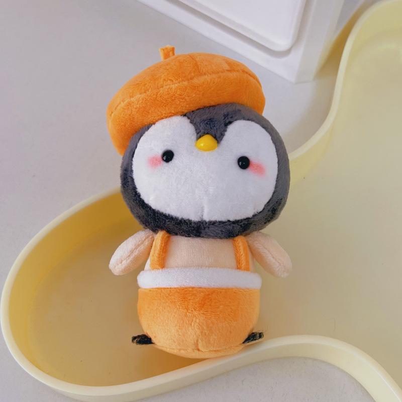 Penguin Plush Doll KeyChain Cartoon Animal Penguin Stuffed Toy Cute Girl Car Key Chain Couple Pendant Children Gifts