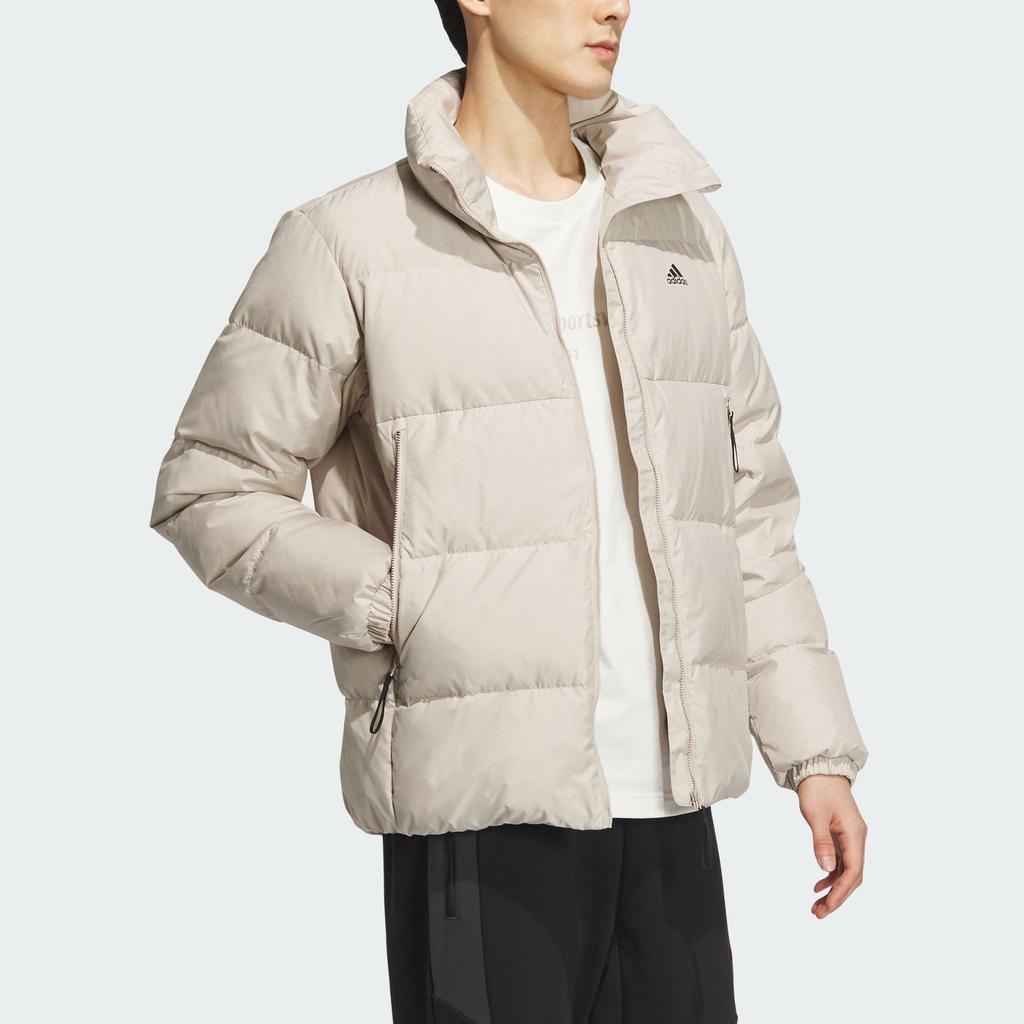 New Adidas Down Jackets Men's Beige IT8726