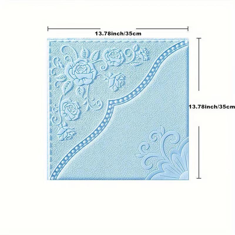 3D-Decke 35 * 35cm dekorativ wasserdicht stoßfest moderner Stil selbstklebende Tapete Küche Schlafzimmer Raum Hintergrund