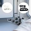 3D Window Stopper Anti-Slip Track Lock Stopper Multi-use Door Wedge  Balcony Doors
