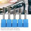 5PCS Alloy Steel Carbide Rotary Burr Set 6x10mm Rotary Burr File Set  Weld Seam Trimming