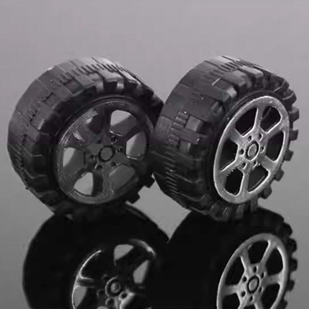 Accessories Four-wheel Toy Diameter 30 Holes 2mm Plastic Wheel New Drive Car Wheels