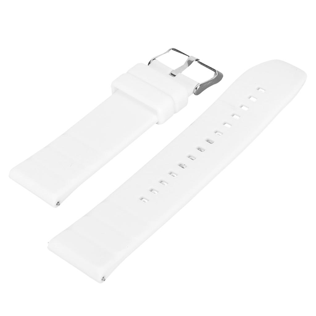 Silicone Band Professional Soft Quick Release Smart Watch Strap Replacement Accessory Fit for Amazfit GTR 4 White