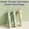 Needlework Plug-in Needle Threader Embroidery Cross Stitch DIY Sewing Accessories Remover Needle Threading Tool Multifunctional