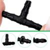 200/100/50pcs Barbed Connectors Irrigation Fittings Drip Irrigation Barbed Connectors 4/7mm Tubing Fittings for Flower Pot Garden Lawn