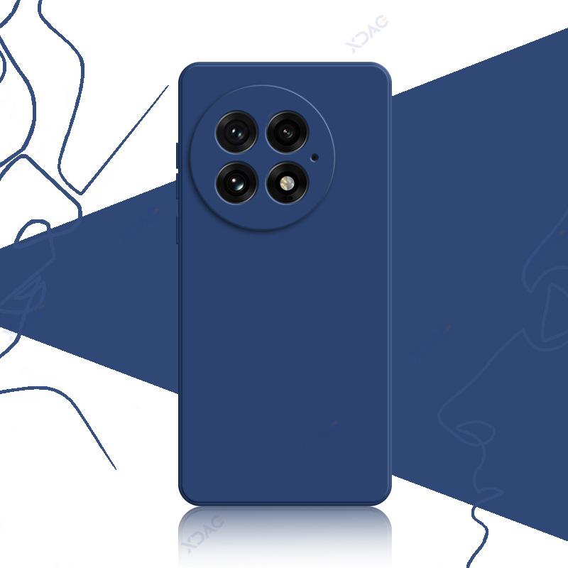 Handyhüllen für OnePlus 13 OnePlus13 5G 6.82" 360 Weiche Luxus Quadratische Flüssigsilikon Rückseite Wasserdichte Taschen