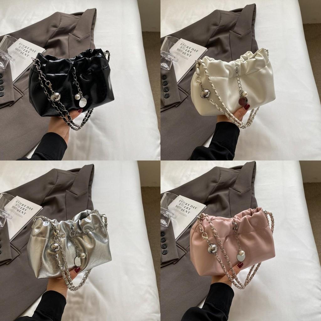 Fashionable 2024 Summer Pu Leather Shoulder Bag Street Style Versatile Crossbody