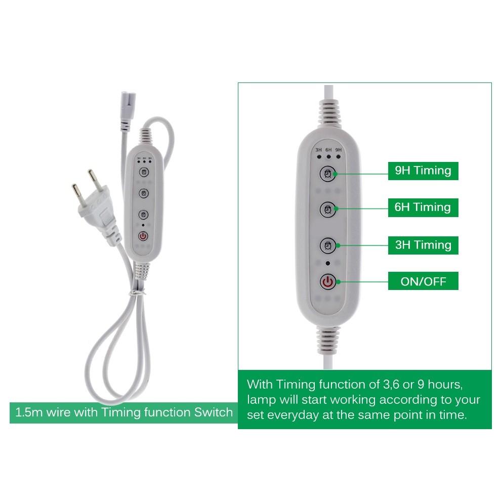 100-277V Tube Waterproof Indoor Plants Flower Seedling Growth Light LED Grow Light Household Full Spectrum Plant Light