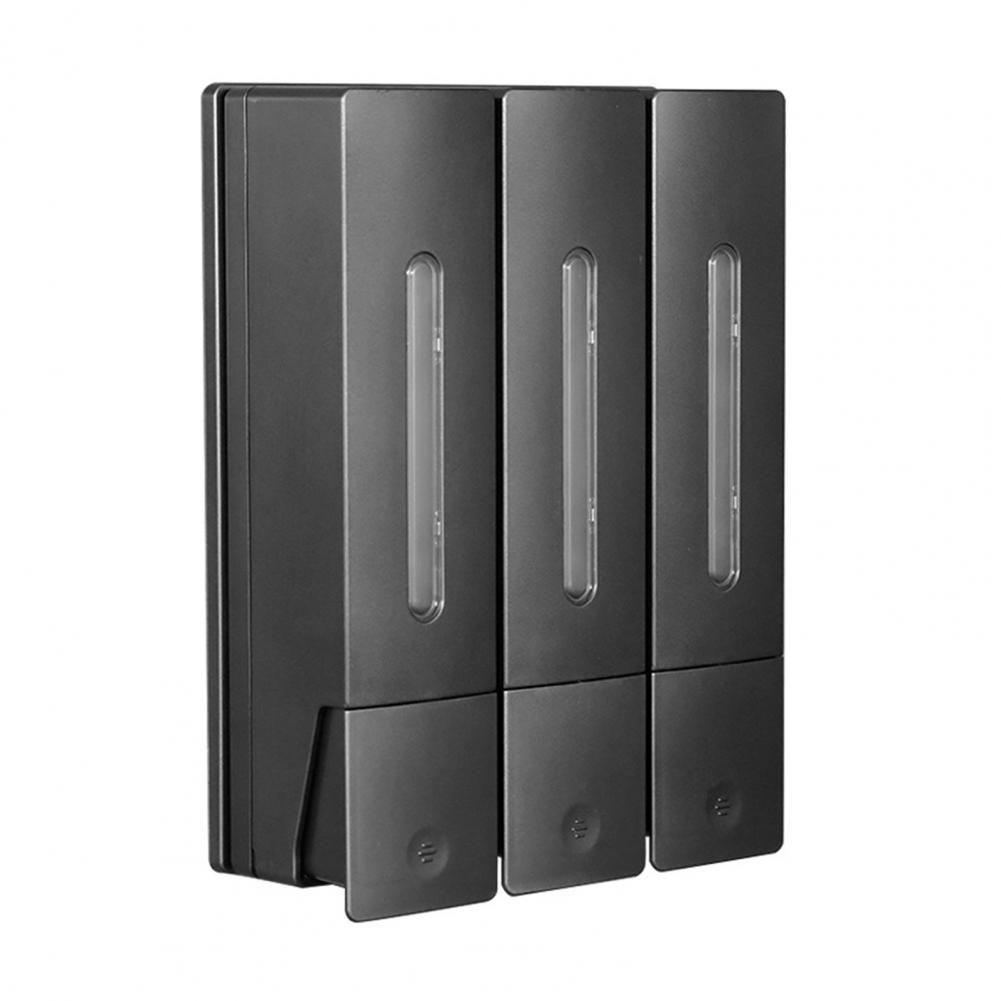 1set 400ml Soap Dispenser Bathroom Wall-mounted Soap Dispenser Waterproof Three-chamber For Kitchen Home Bathroom Accessories
