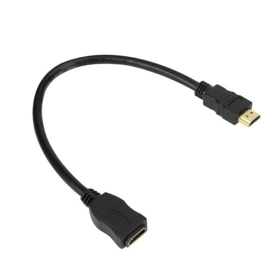 DOONJIEY 0.3/0.5/1/1.5m Gold Plated HDMI-compatible Male to Female Extension Cable Extender