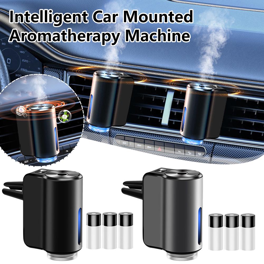 NEW Car Electric Air Diffuser Aroma Auto Air Vent Humidifier Aromatherapy Essential Air Oil Freshener Perfume Mist Car With L7Q9