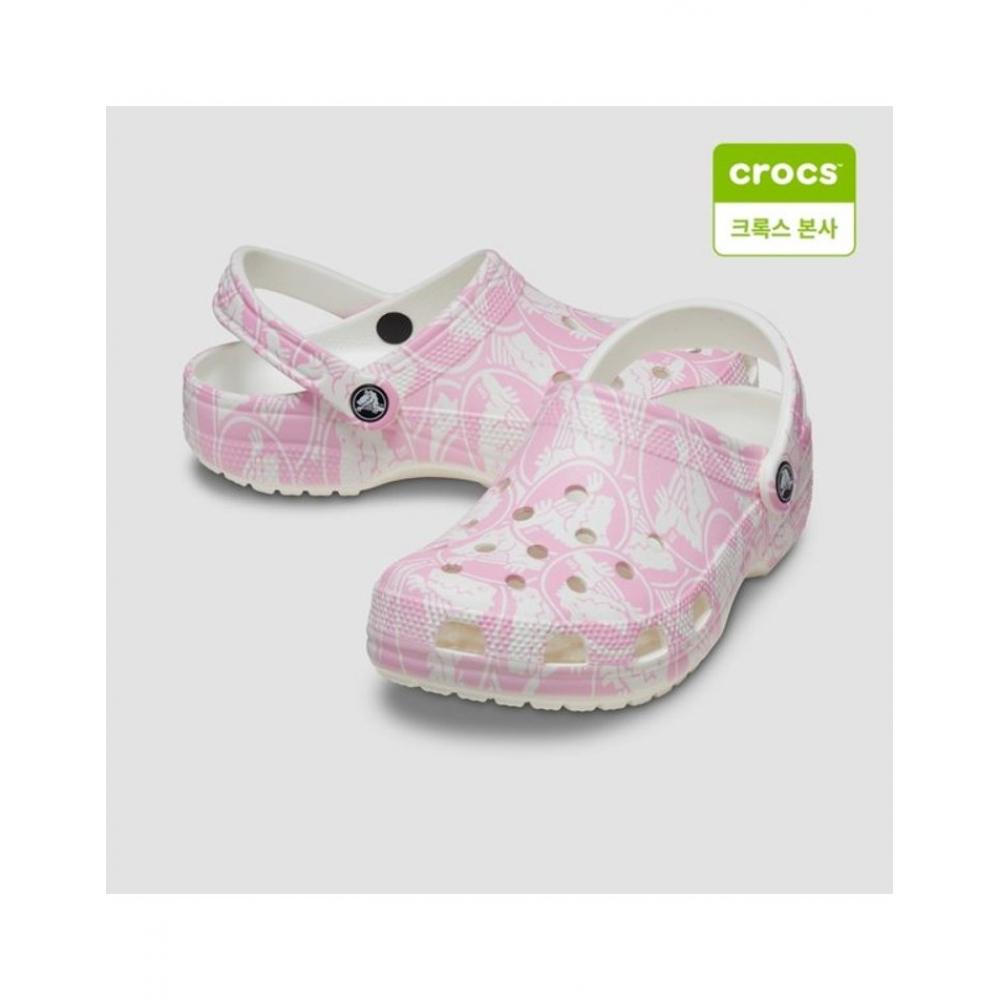 

Crocs Сабо унисекс классические Duke Print 210003 6wy 6WY pink tweed/M6W8