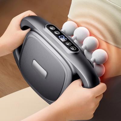 Masajeador Muscular Multicabezal Yousheng para Espalda, Piernas y Cintura Masajeador de Amasado de Tejido Profundo con Intensidad Ajustable Profesional Portátil de Mano