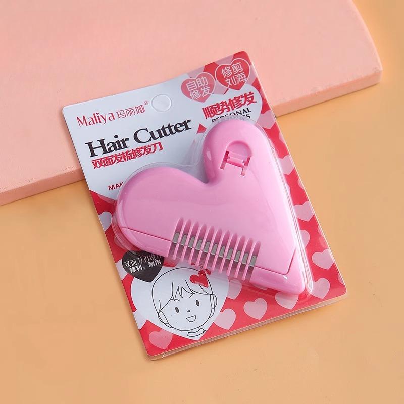 

Любовь Расческа для стрижки и филировки волос Домашний инструмент для прореживания волос Детская челка Инструмент для самострижки Нож Hair shaving knife