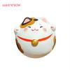 Japanese Tumbler Ceramic Daruma Crafts Cartoon Lucky Dog Fortune Ornament Landscape Home Decor Gifts Figurine Decorations