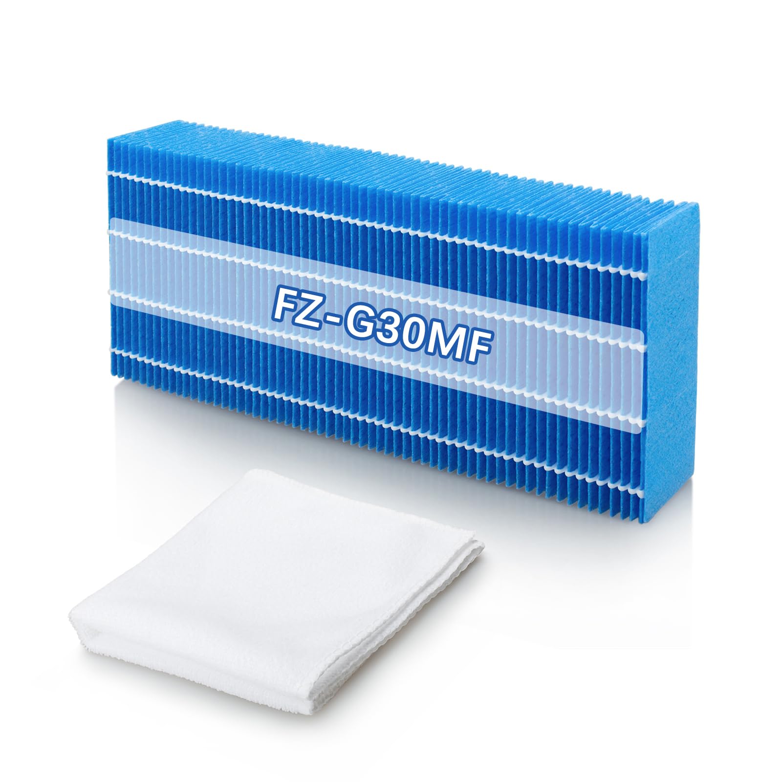 

ISTORA SHARP Humidifier Replacement Antibacterial Evaporative Filter with Cleaning Cloth for Model KC-30T6 Number FZ-G30MF
