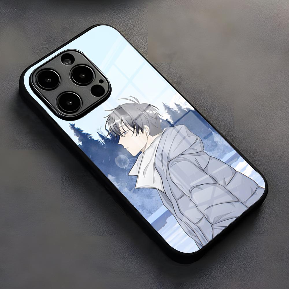 Low Tide In Twilight Anime Phone Case For IPhone 17 Pro Max 16 15 14 Pro Max 13 11 X Xs Xr 8 7Plus Glass Cover