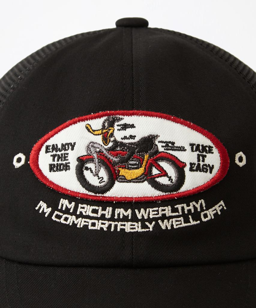 OUTSTANDING [Looney Tunes] Cotton Ball Cap(Enjoy The Ride)_Black