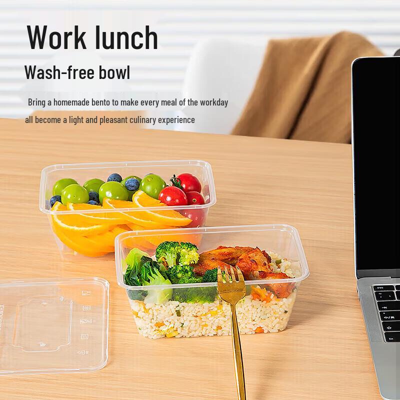 Deshangyuan Disposable Round 750ml Takeout Containers