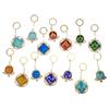 Seven Impact Genshin Elements Keychain Geo Anemo Electro Dendro Hydro Pyro Cryo