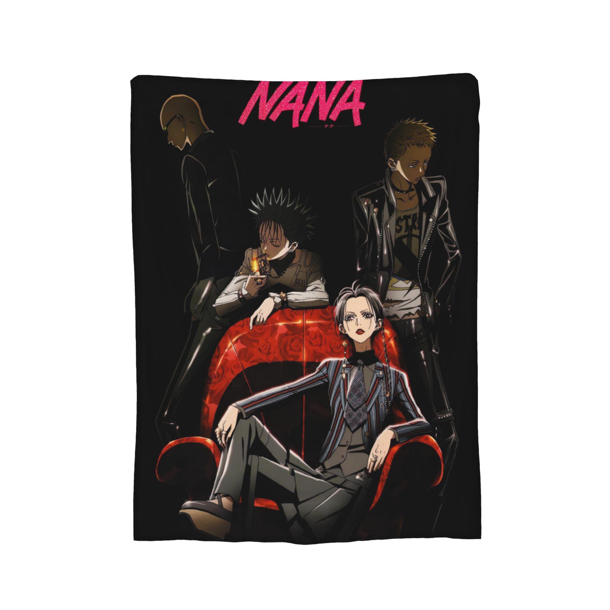 

Nana Anime Manga Blanket Fleece Autumn/Winter Multi-function Ultra-Soft Throw Blankets for Home Couch Bedspreads 30x40in