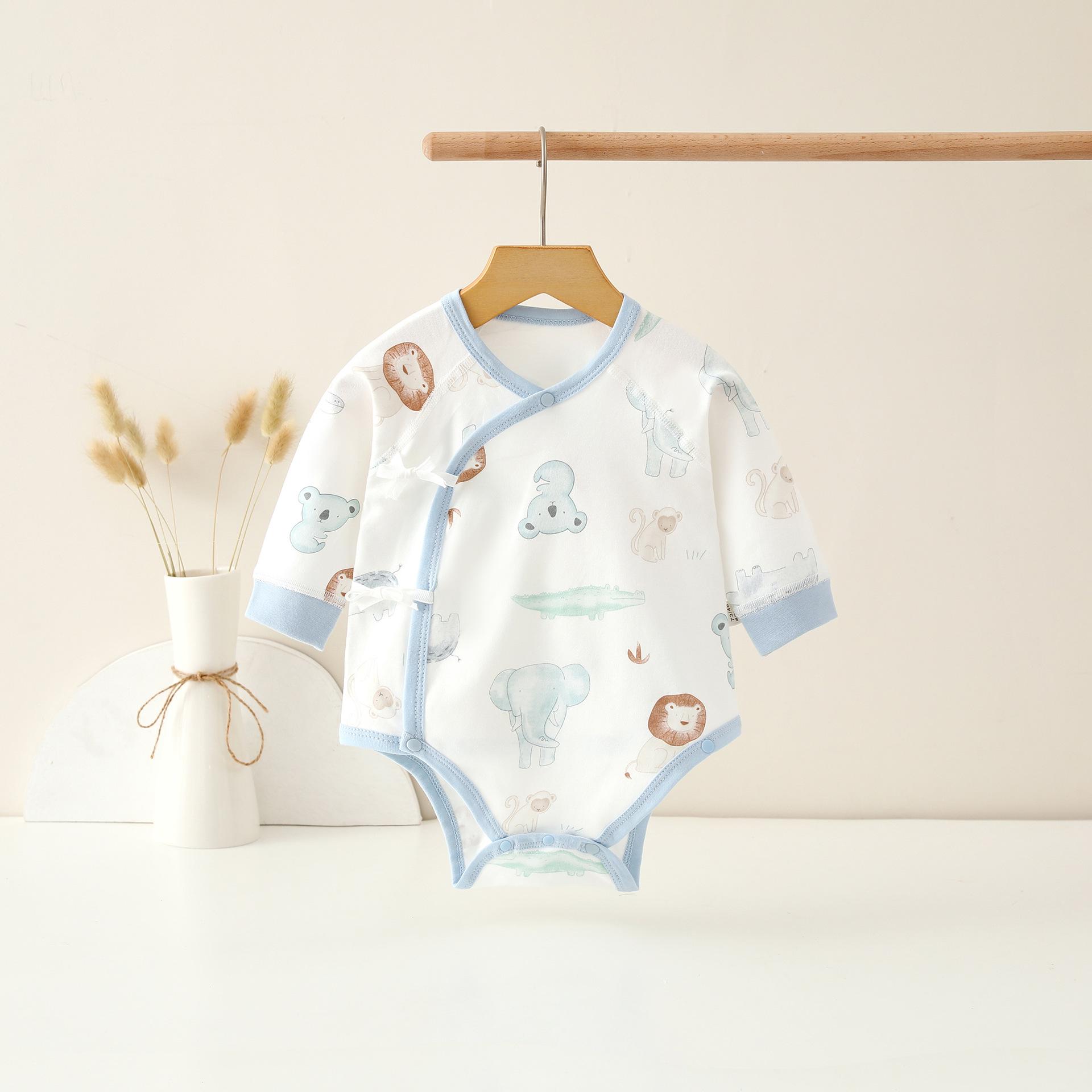 

Детский боди из чистого хлопка класса А - Мягкий, бесшовный комбинезон для новорожденных для весны и осени 59cm