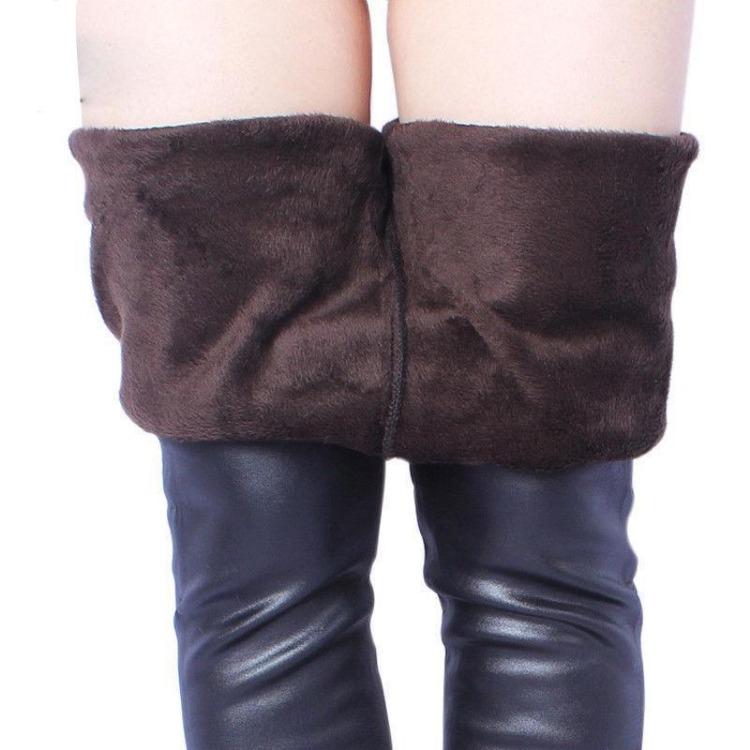 Warm Winter Velvet Flannel Leggings Super Elastic Plus Size Women Trousers