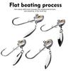 3Pcs Fishing Swimbait Hook Underspin Jig With Spinner Blade For Bass Freshwater Saltwater