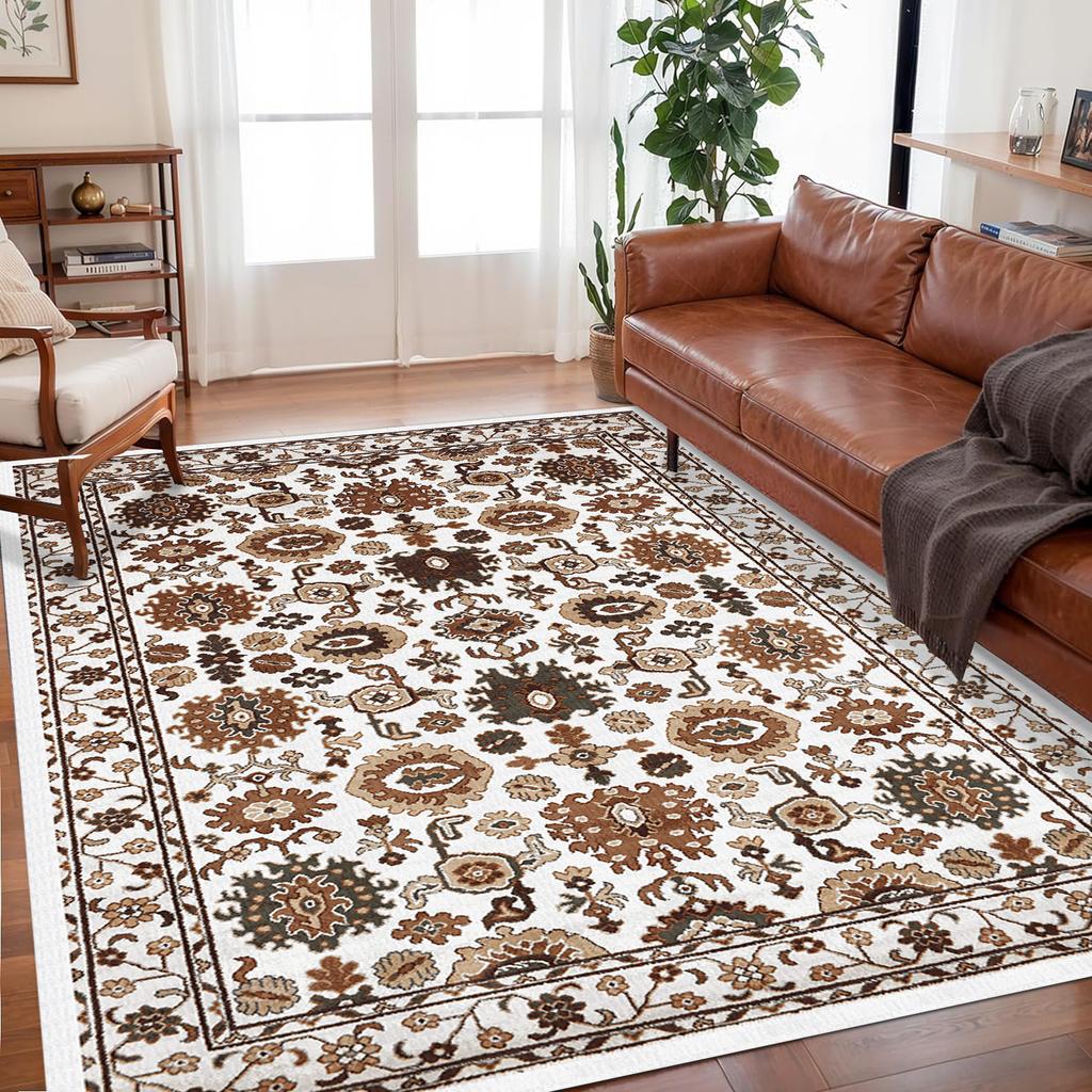 Bohemian Crystal Velvet Rugs, Living Room Coffee Table, Sofa Carpet, Study, Bedroom, Waterproof and Dirt Resistant Carpet