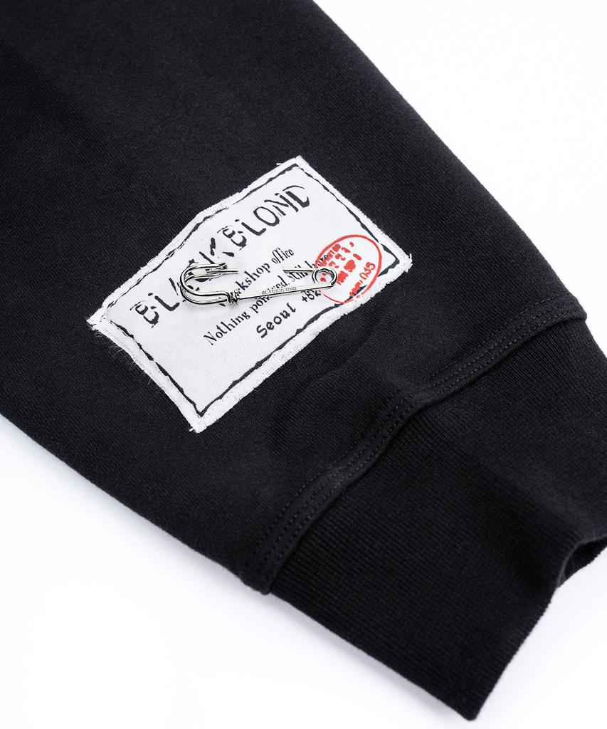 Vividi Antique Logo Hoodie (Black)