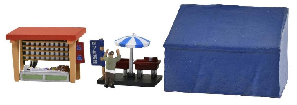 TOMYTEC Scenery Collection Scenery Accessories Street Stall D3 Diorama Supplies 335085 005-3