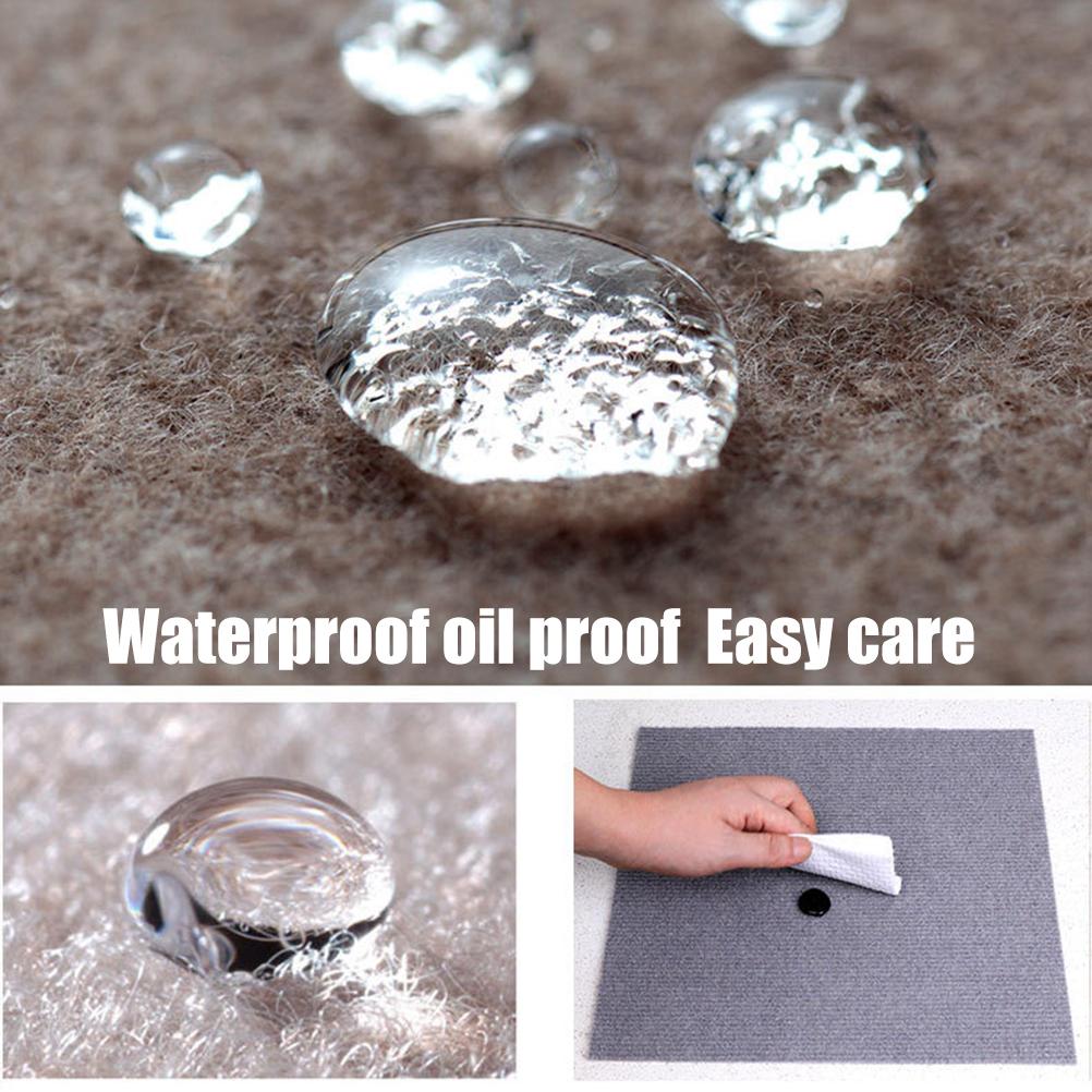 30*30CM Selbstklebende Spleißmatte Teppichmatte Bodenschutzmatte Tragbar Rutschfest Kinderspielteppich für Wohnzimmer