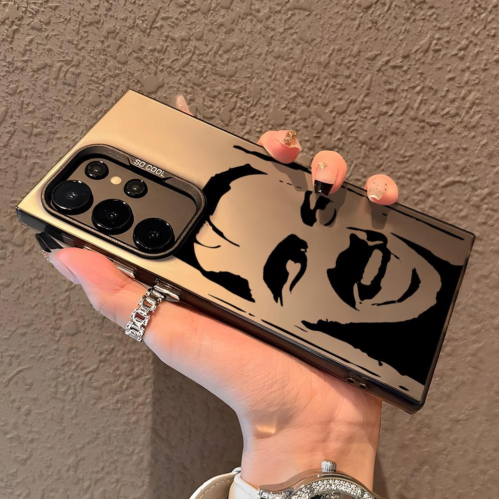 Horro Movie S-Shining Phone Case For Samsung Galaxy S25 Edge S24 S23 S22 S21 S20 Ultra Funda Silicone Silver Cover