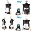 Hatsune Miku Maid Costume Sweet And Charming Black And White Dress For Cosplay Anime Fans