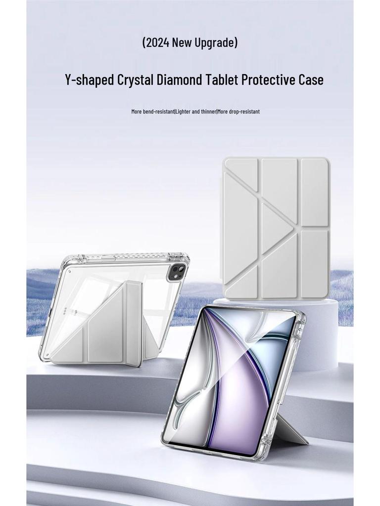 iPad Air 11th Gen Protective Case 2025 with Pen Slot for 7/6/5 Tablet Pro, Mini 10.2