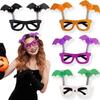 Glitter Bats  Funny Glasses Plastic Cosplay EyeGlasses Funny Halloween Glasses  Festival