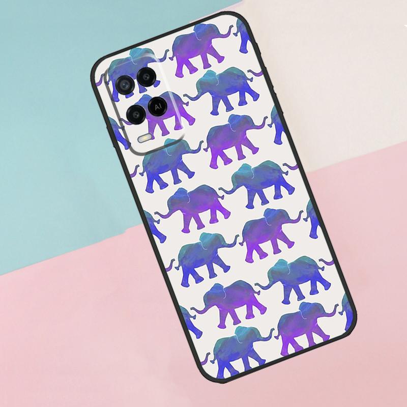 Baby Elephant For Oppo A74 A94 A54 A80 A78 A98 A40 A60 A18 A38 A58 A15 A17 A77 A57S A16 A76 A96 Phone Case