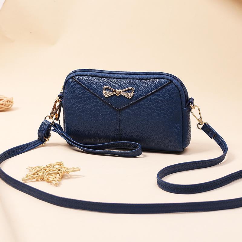 

Новая осенняя сумка-мессенджер мини маленькая сумка модный клатч универсальная женская сумка сумка на плечо синий