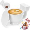 White Elephant Gifts for Adults, Toilet Coffee Mug, Christmas Gifts for Women Mens Gifts, Fruit Bowl, Valentines Day Gift for Him Her, Anniversary Fun