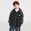 Boys' Fleece Lined Hooded Colorblock Jacket