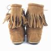 Minnetonka Cizme cu Franjuri din Piele Suede 24.5 Cămilă(FOLOSIT)