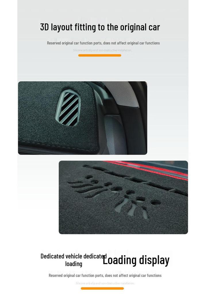 BYD Yuan UP Dashboard Sun Protection Pad - Glare Blocker & Heat Insulation Shade