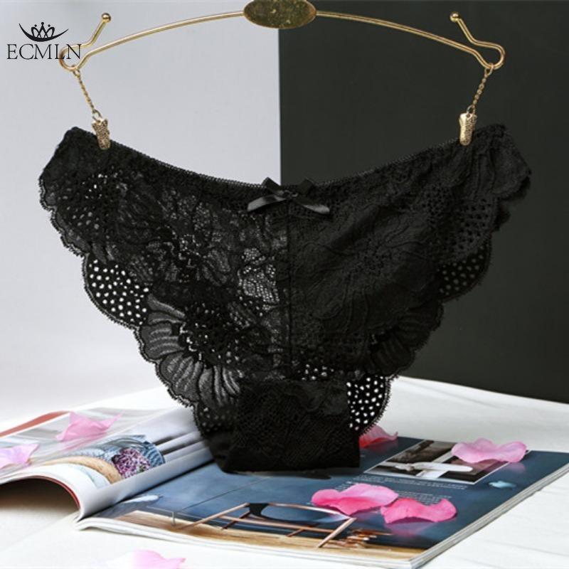 Women's Lace Seamless Underwear Panties Women Low Waist Comfortable Cotton Crotch Sexy Breathable Briefs Underpants