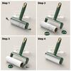 Hair Sticking Device Portable Household Drum-type Roll Paper Clothing Hair Removal and Ball Removal Device Tearable Widening Pet Hair Sticking Device